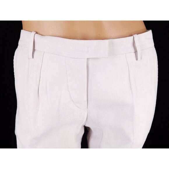 Isabel Marant Silk Lined Linen Blend Pants Size 40 US 10 Womens Gray - Picture 2 of 12